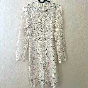 Hello Molly white lace dress